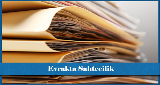 Evrakta Sahtecilik