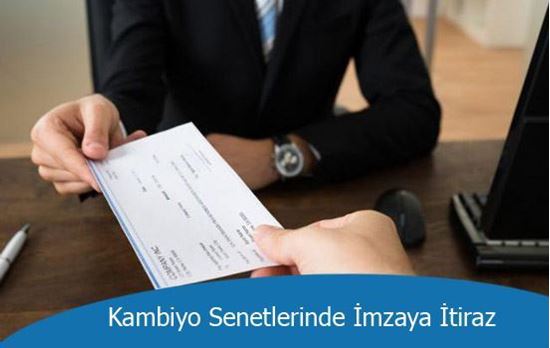 Kambiyo Senetlerinde İmzaya İtiraz Davası