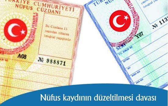 Nüfus kaydının düzeltilmesi davası